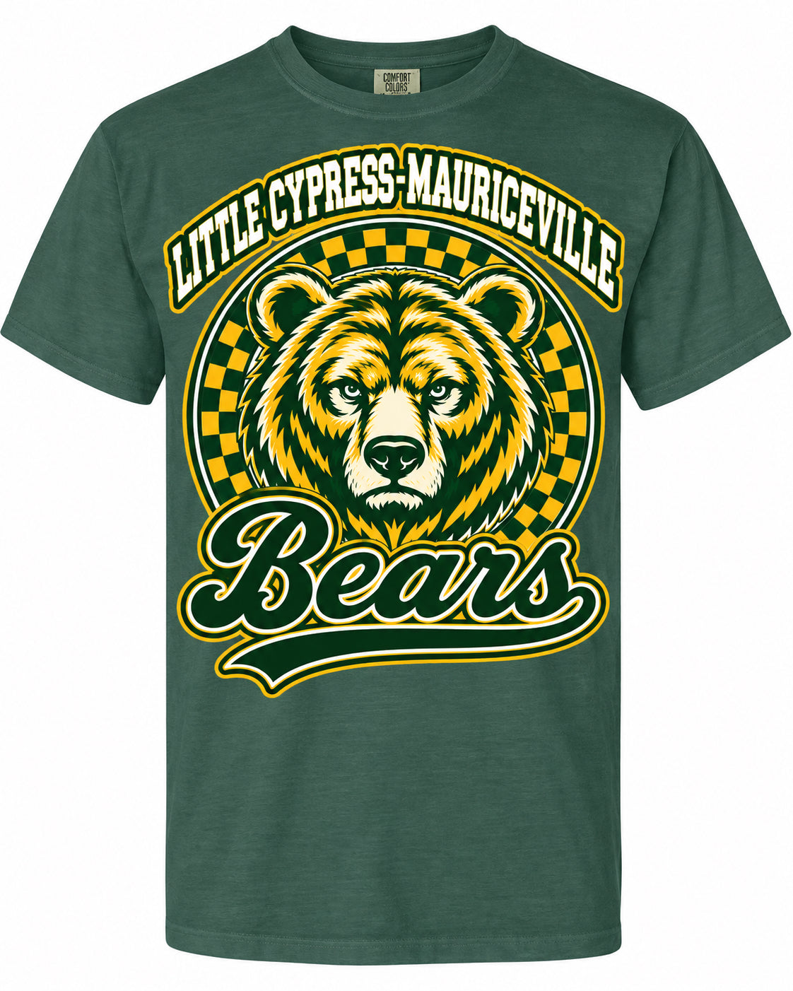 LCM Bears Retro Checkered Circle