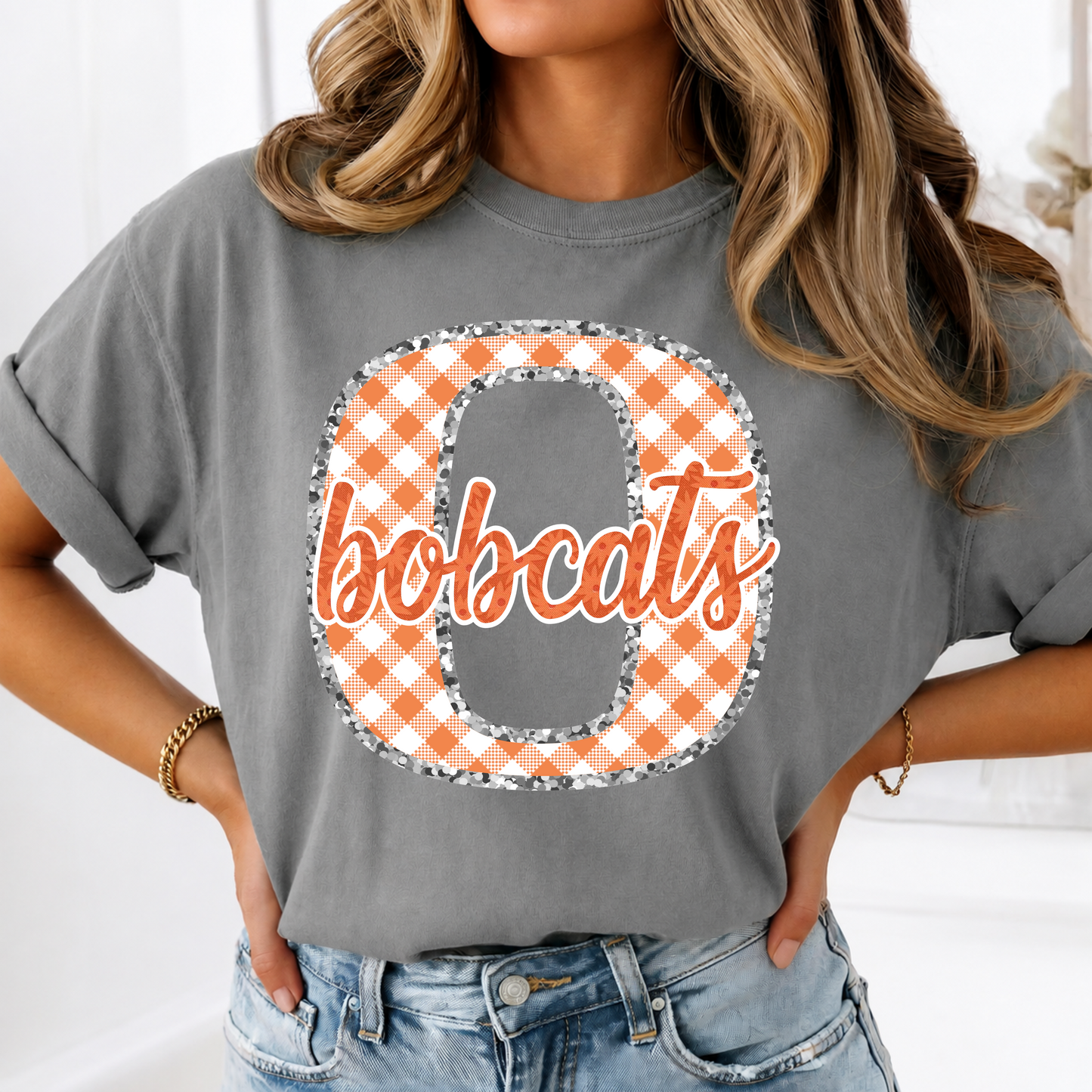 Bobcats Pattern Tee
