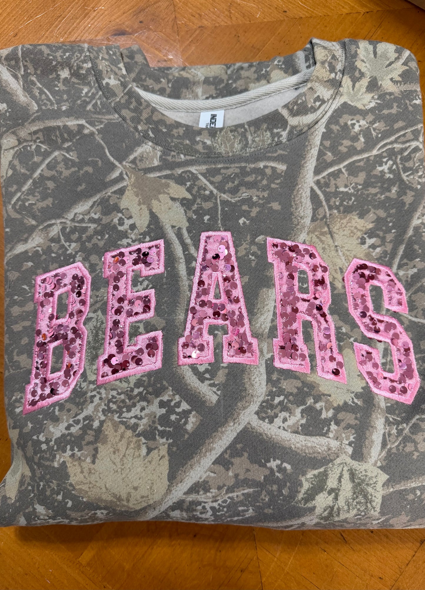 Deadwood Camo Sequin Mascot Sweatshirt
