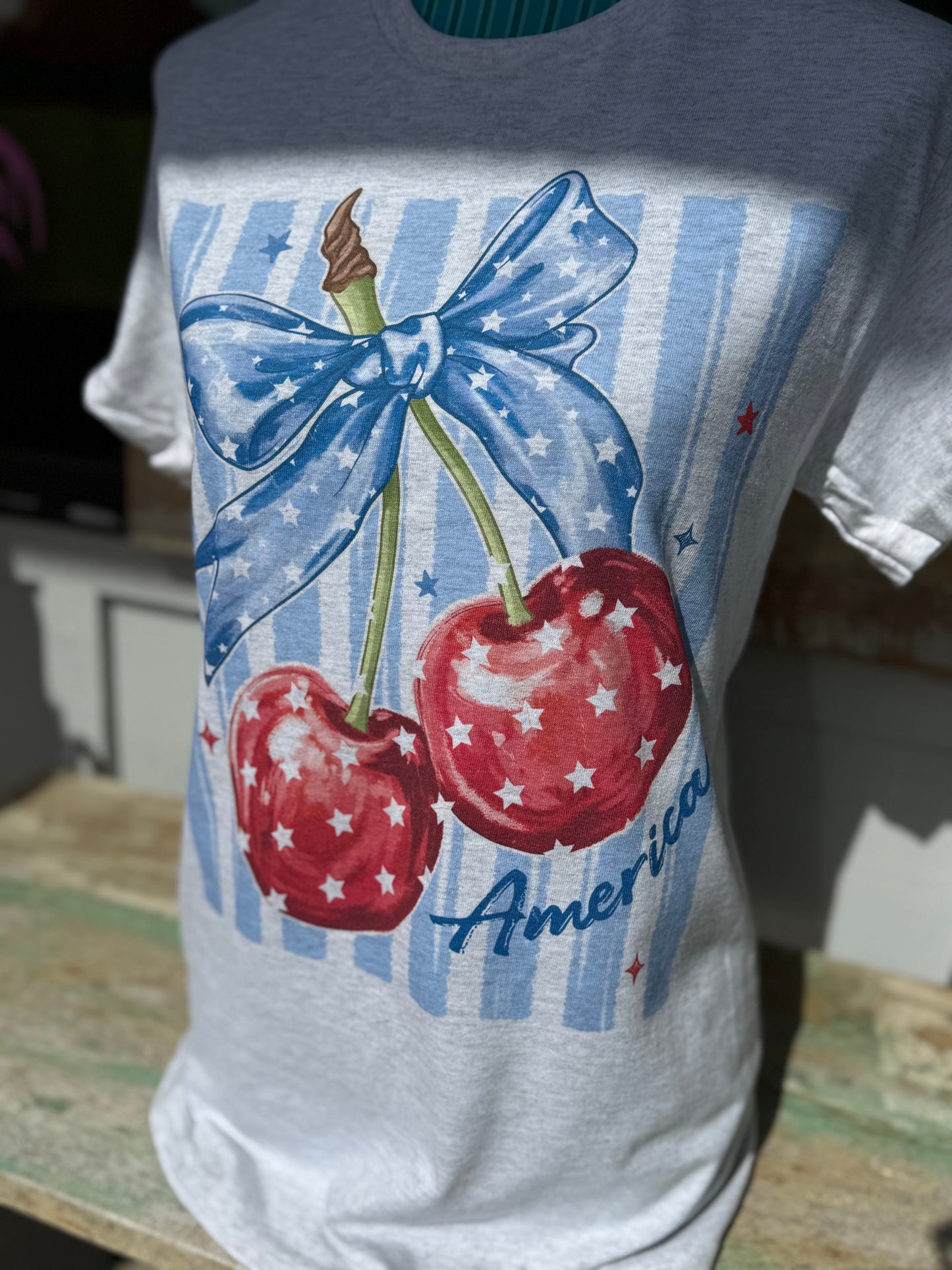 Patriotic Cherries Tee