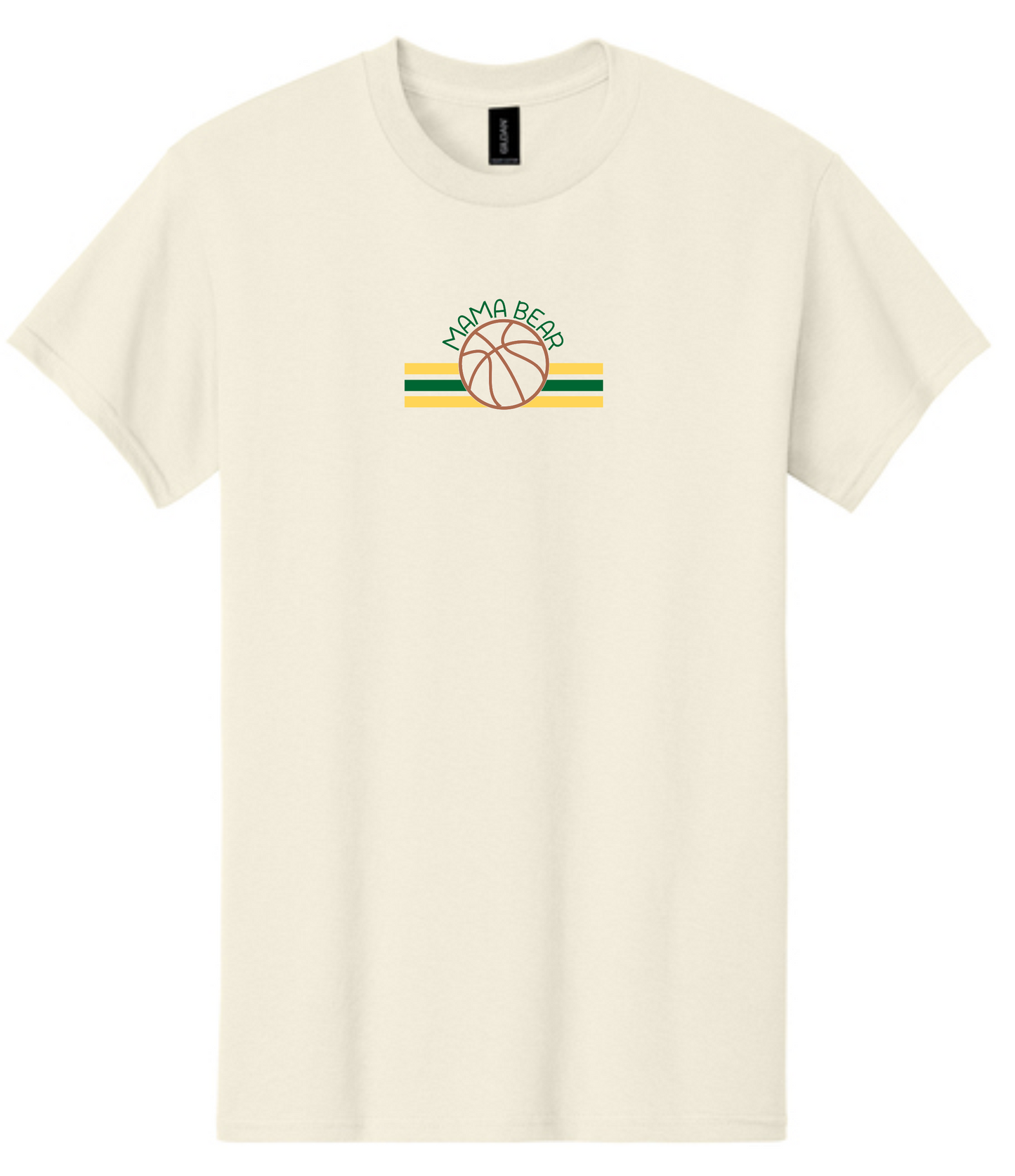 MAMA BEAR BASKETBALLTEE Front only on Gildan