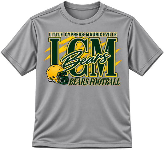 LCM Bears Football on Dri-fit