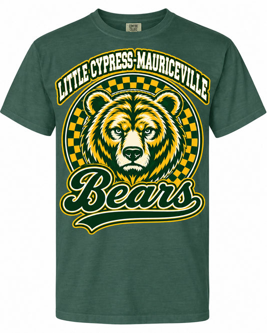 LCM Bears Retro Checkered Circle