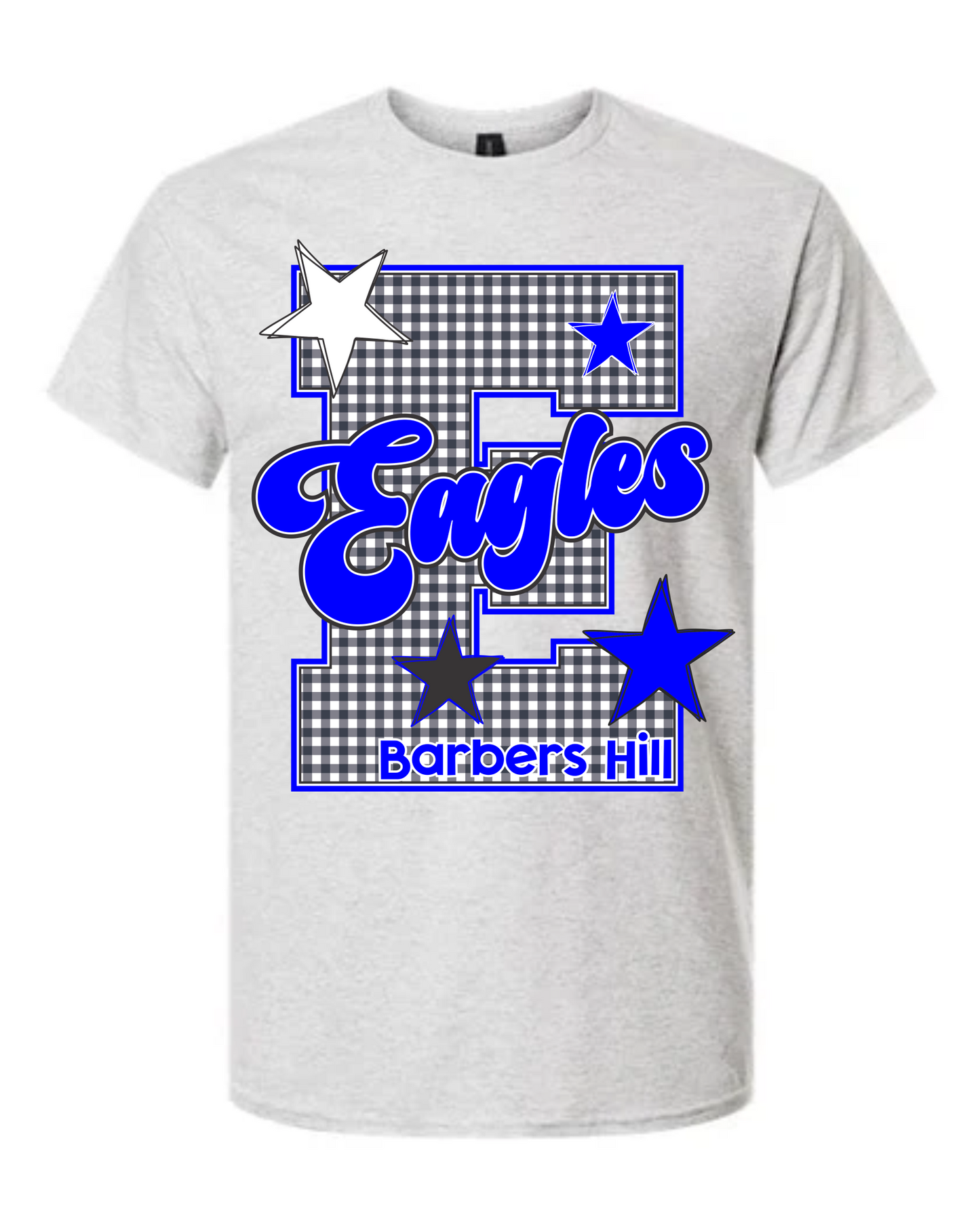 Eagles Gingham Big Mascot Tee