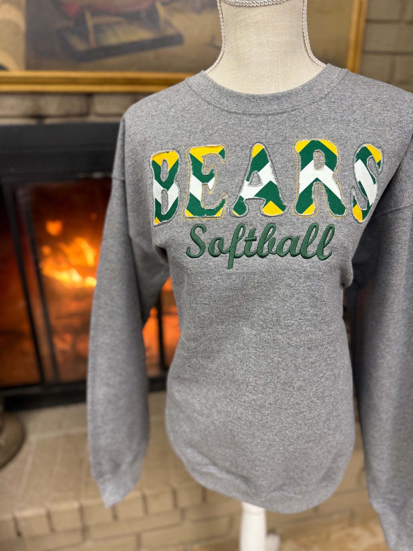 Bears Sports Fabric Embroidered Sweatshirt