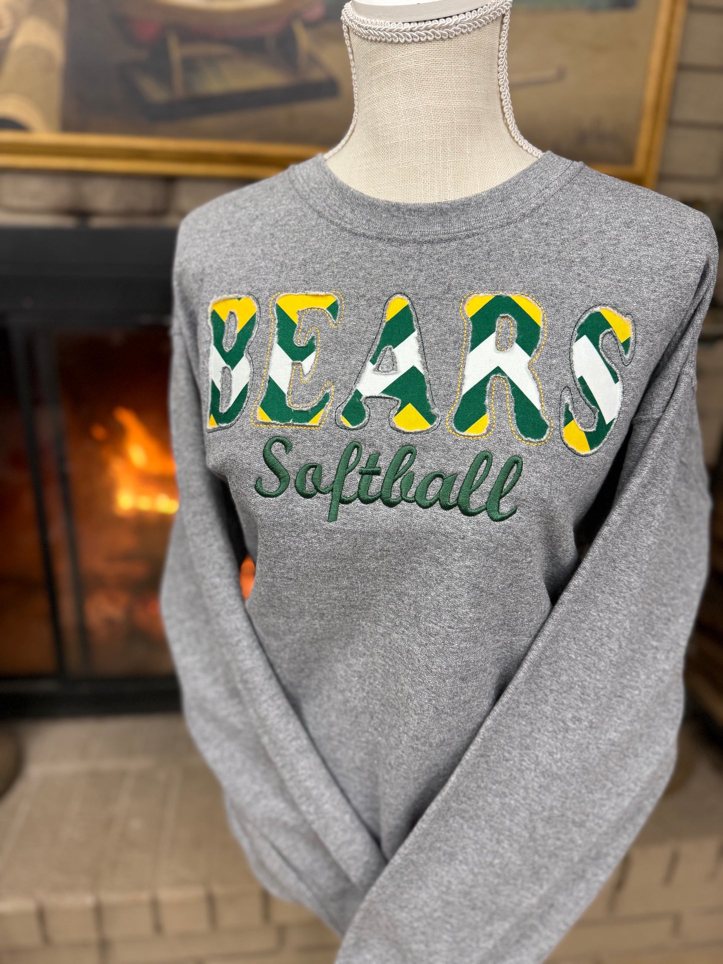 Bears Sports Fabric Embroidered Sweatshirt