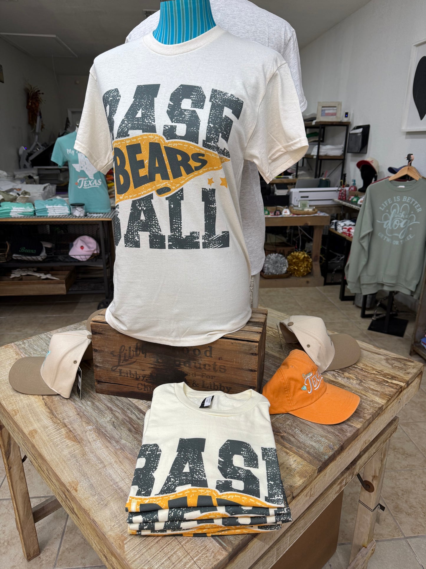Bears Baseball- Natural Gildan