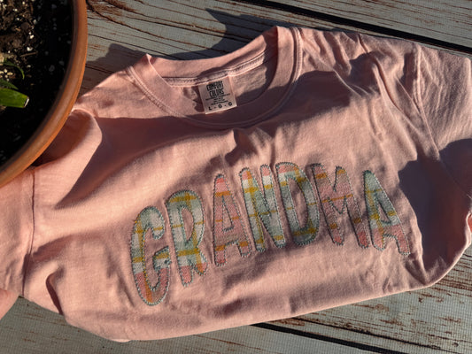 Custom Name Embroidery Tee- CC