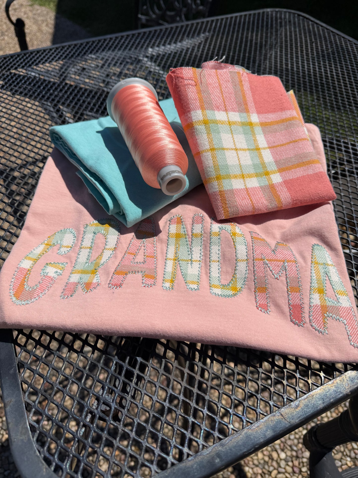 Custom Name Embroidery Tee- CC