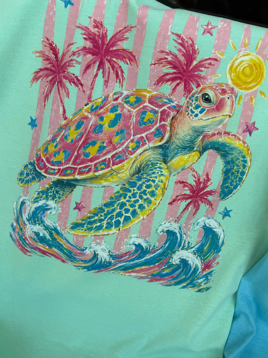 Colorful Turtle Tee