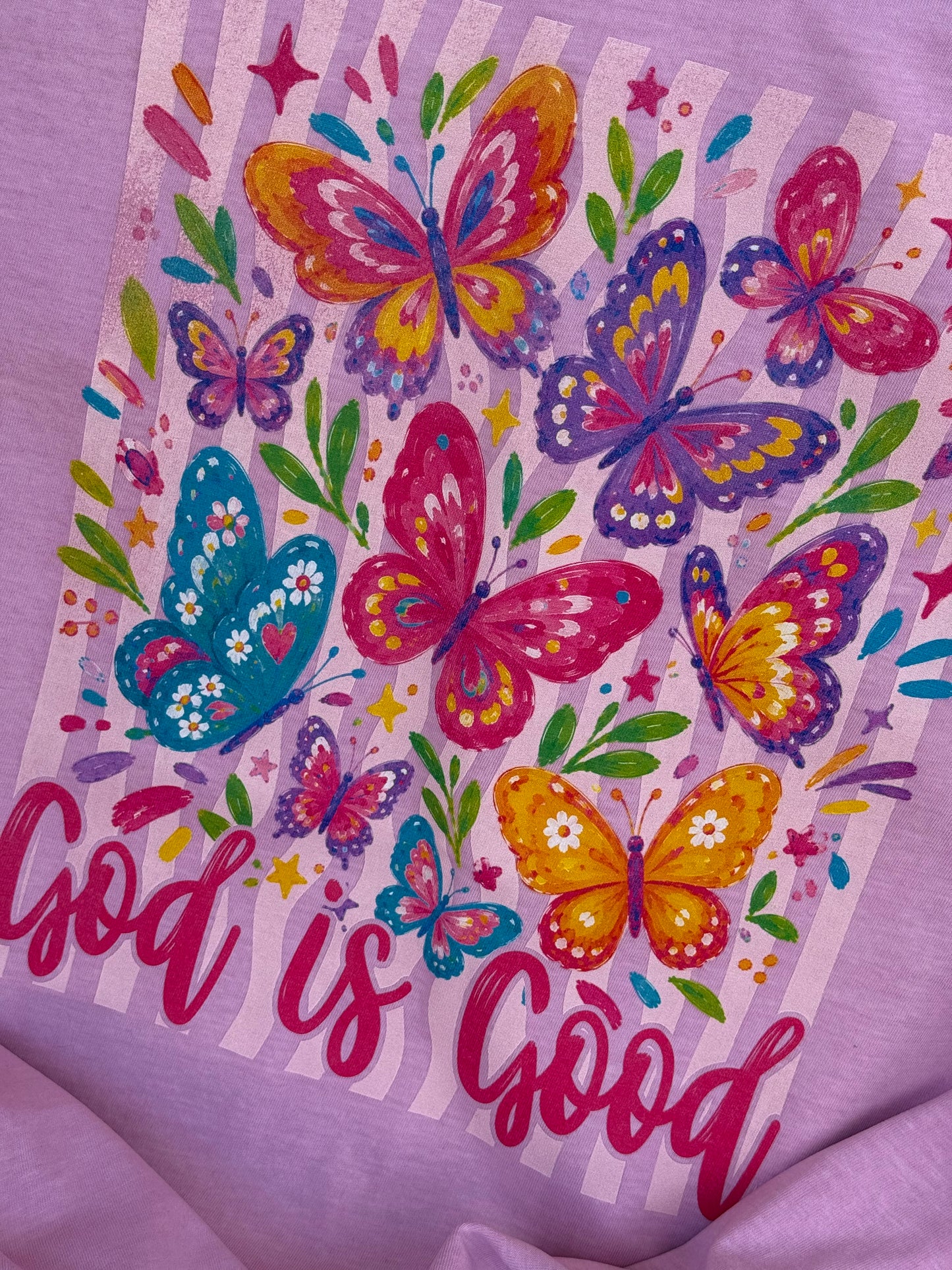 God is Good Butterfly tee