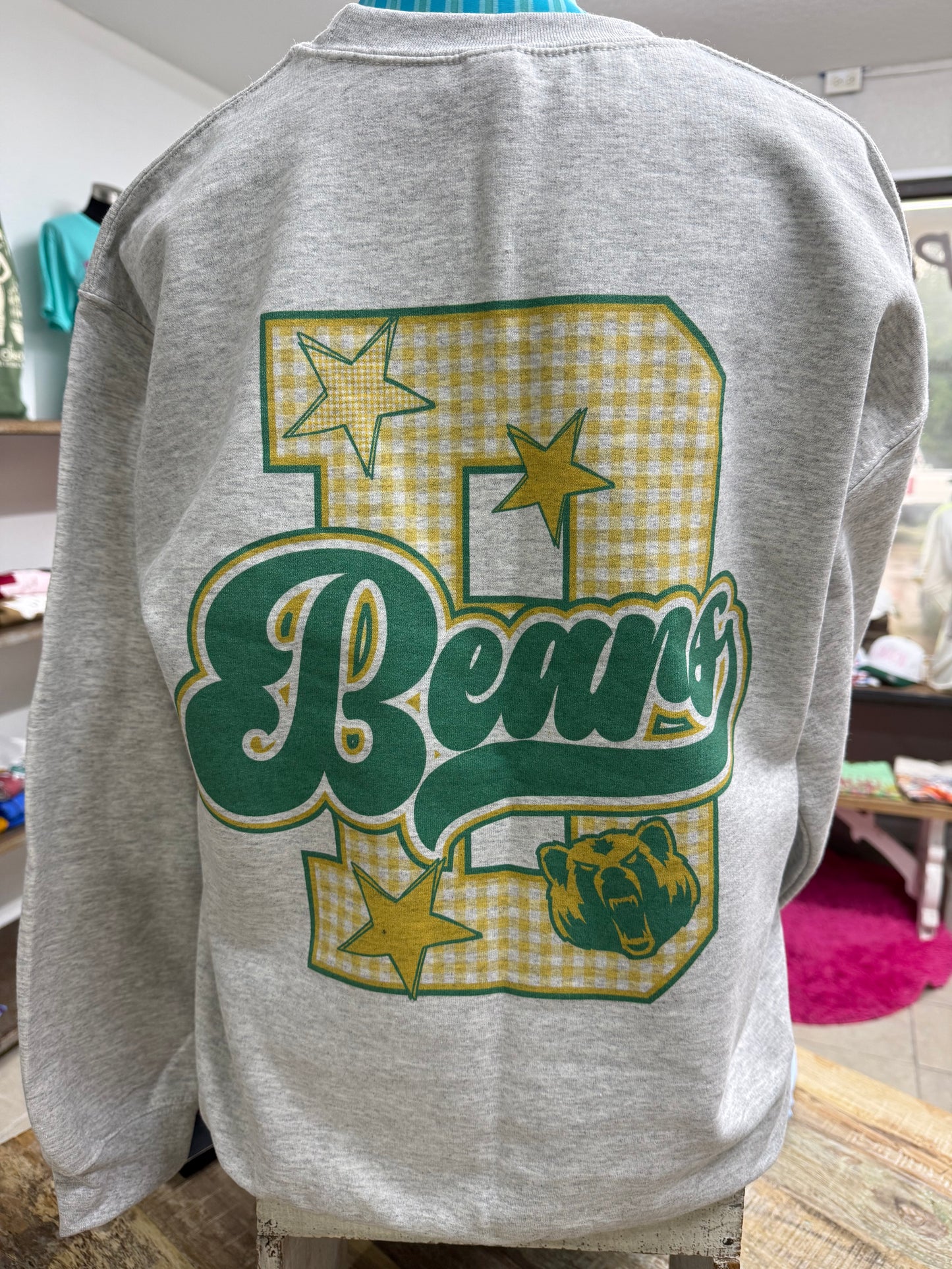 Bears Gingham and Stars Sweatshirt