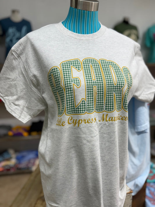 School Mascot Gingham print tee