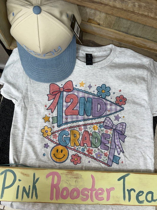 Cute Back to School Grade Level Tee
