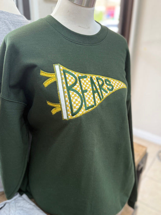 Embroidered Pennant Flag
