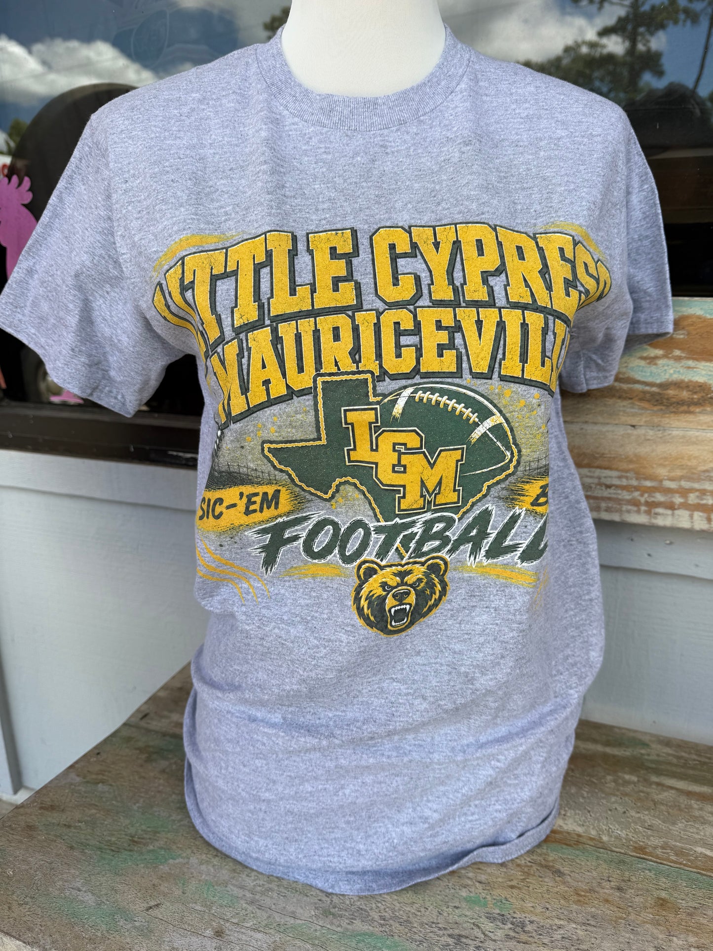 LCM Bears Football Tee
