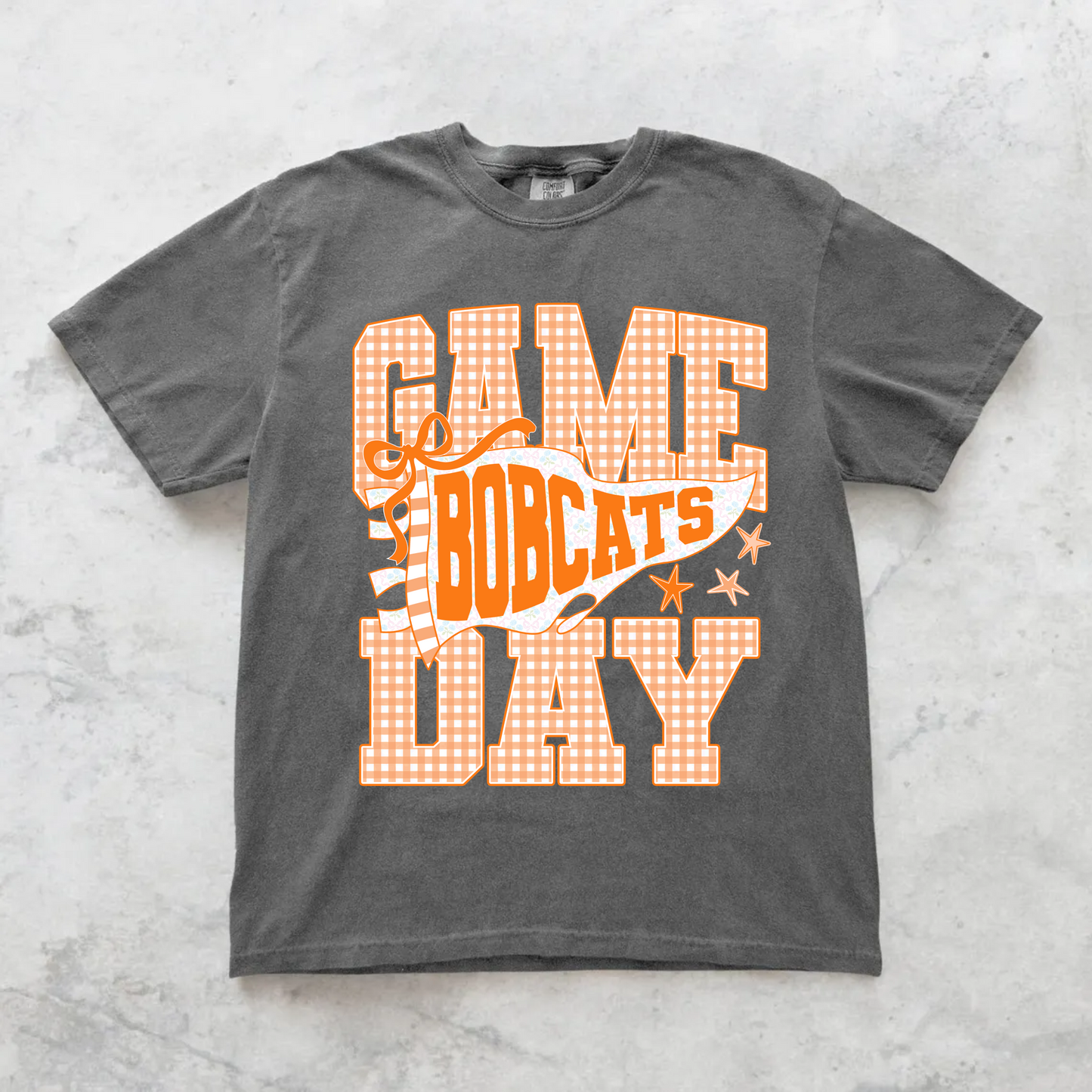 Mascot Game Day Gingham Tee