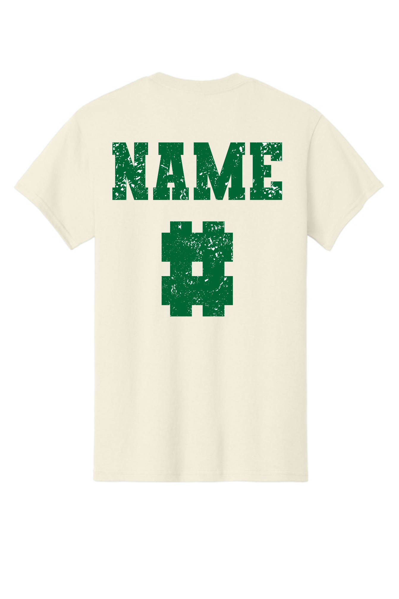MAMA BEAR TEE VOLLEYBALL Front and Custom Back on Comfort Color