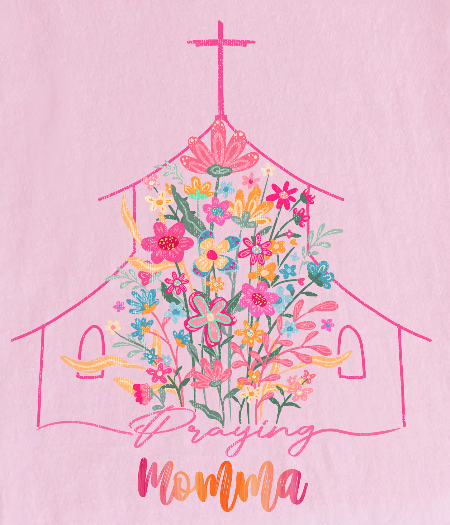 Praying Mama- Custom name front and back