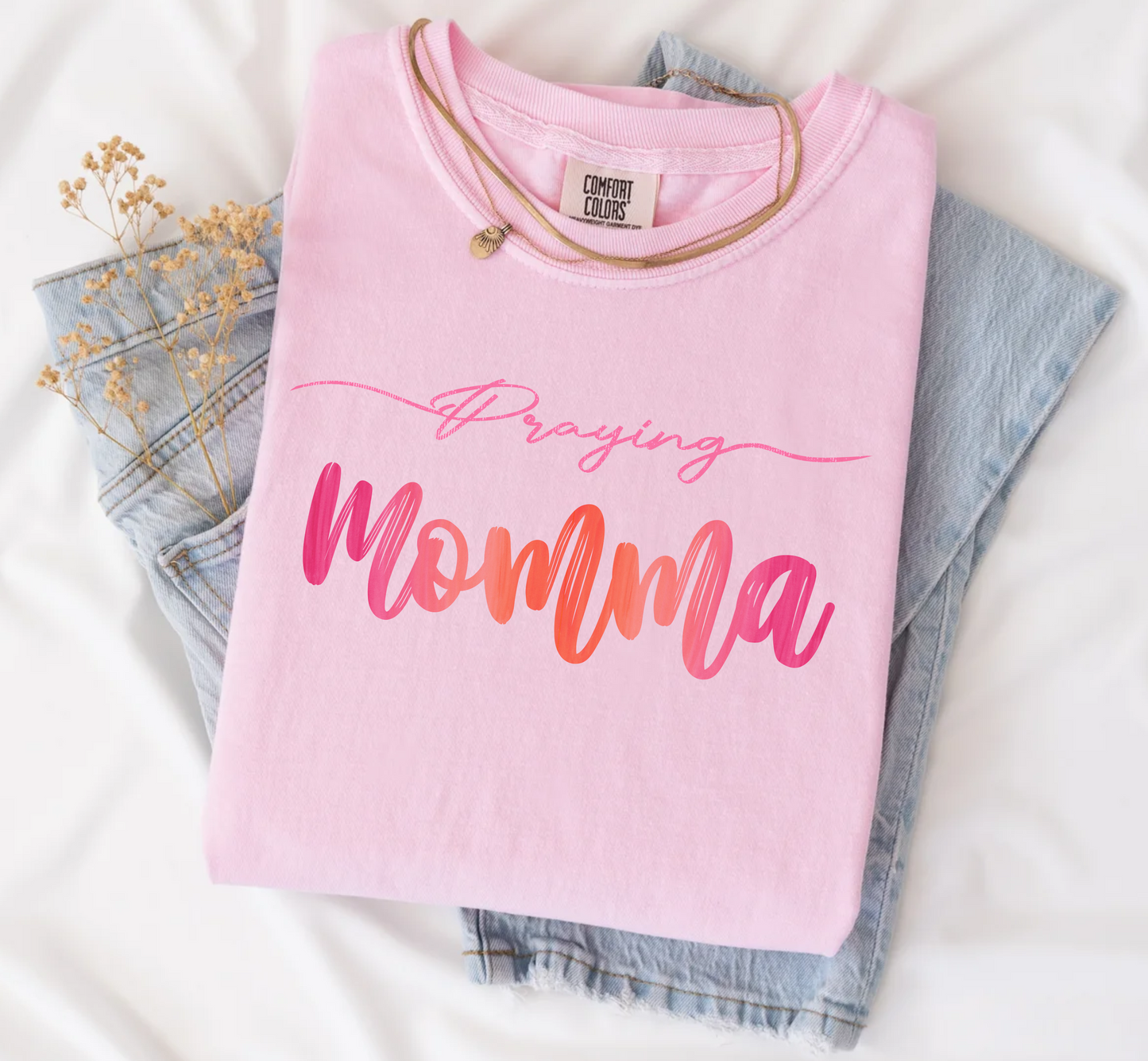 Praying Mama- Custom name front and back